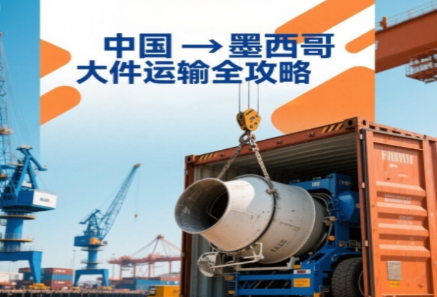 從中國(guó)到墨西哥：集裝箱運(yùn)輸大件設(shè)備的全流程指南