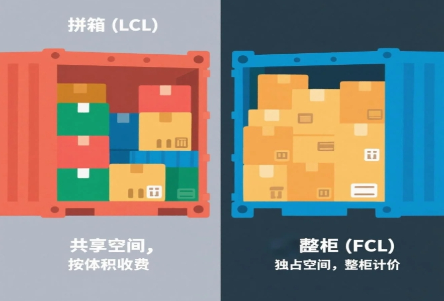 海運拼箱 vs 整柜：出口東南亞怎么選更省錢？